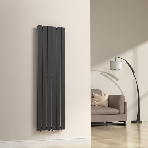 Radiateur à panneau plat Nore 790 W acier 160 x 45 cm noir [neu.haus]