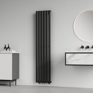 Radiateur à panneau plat Nore 636 W acier 160 x 36 cm noir [neu.haus]