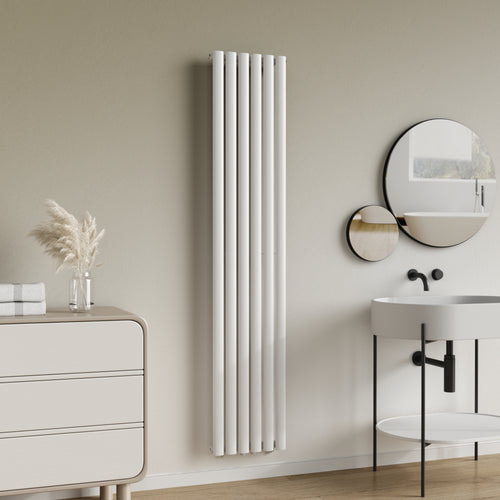 Radiateur à panneau plat Nore 707 W acier 180 x 36 cm blanc [neu.haus]