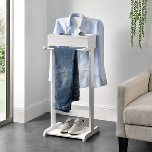 Valet de chambre Lulboll avec boîte ouvrable bois de pin [en.casa]