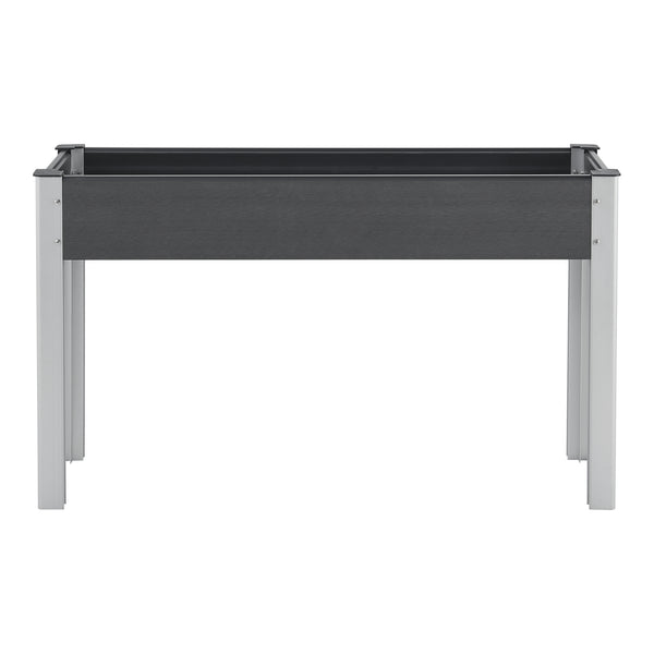 Carré potager surélevé Beverwijk gris foncé en différentes tailles [en.casa]