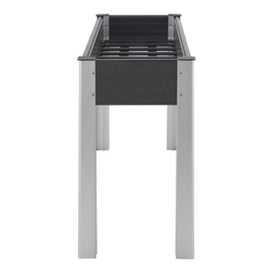 Carré potager surélevé Beverwijk gris foncé en différentes tailles [en.casa]