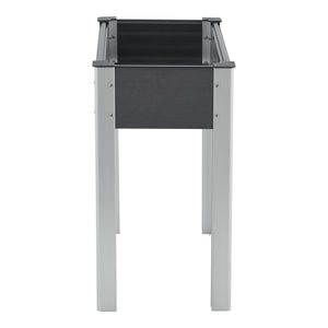 Potager surélevé Beverwijk gris foncé [en.casa]