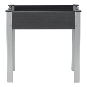 Potager surélevé Beverwijk gris foncé [en.casa]