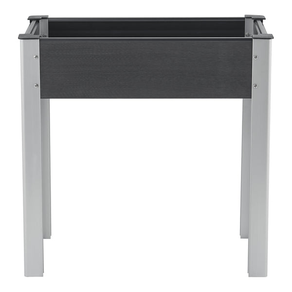 Potager surélevé Beverwijk gris foncé [en.casa]