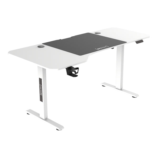 Bureau électrique à hauteur réglable Stryn assis debout rectangulaire [pro.tec]