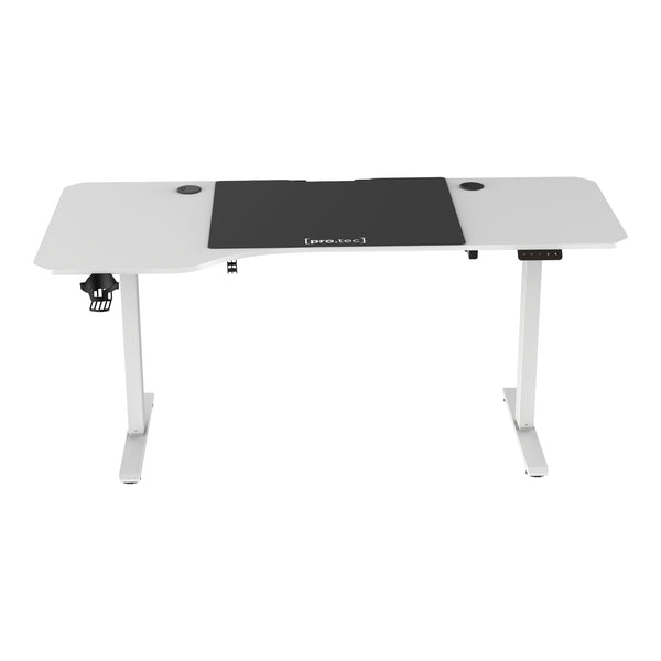 Bureau électrique à hauteur réglable Stryn assis debout rectangulaire [pro.tec]