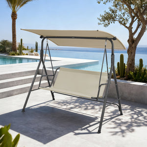 Balancelle Satten pour 3 personnes 173 x 119 x 153 cm [en.casa] 