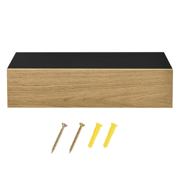 Étagère Murale à Compartiment Fermé Antilles 50x24x12cm [en.casa]