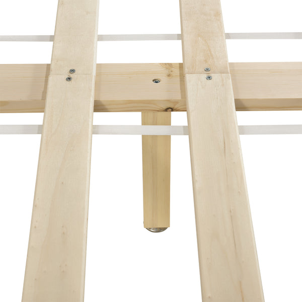 Lit en bois Hellnar en différentes tailles et couleurs [en.casa]