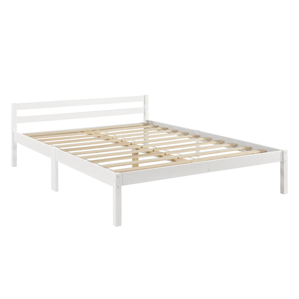 Lit en bois Nakkila différentes couleurs et tailles en.casa