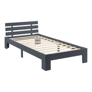 Lit en bois Nivala avec tête de lit, différentes couleurs et tailles en.casa