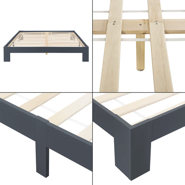 Lit en bois Raisio Lit pour jeunes différentes couleurs et tailles en.casa