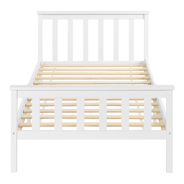 Lit en bois avec matelas en mousse froide, différentes couleurs et tailles en.casa