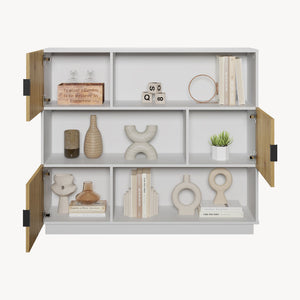 Bibliothèque Verhundar 102 x 120 x 30 cm [en.casa]