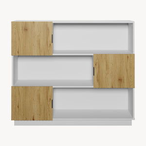 Bibliothèque Verhundar 102 x 120 x 30 cm [en.casa]