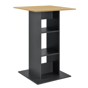 Table de Bar Visby 3 Étagères  70 x 70 x 110 cm Plusieurs couleurs [en.casa]