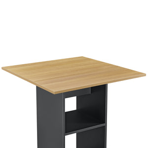 Table de Bar Visby 3 Étagères  70 x 70 x 110 cm Plusieurs couleurs [en.casa]