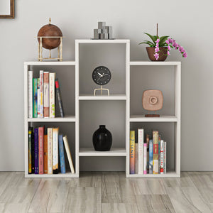 Étagère multi-usages Aabybro sur pied / murale 76 x 85 x 22 cm [en.casa]