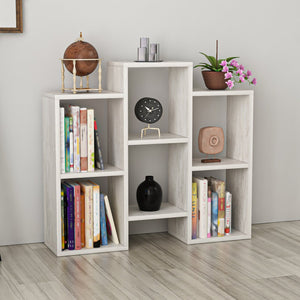 Étagère multi-usages Aabybro sur pied / murale 76 x 85 x 22 cm [en.casa]