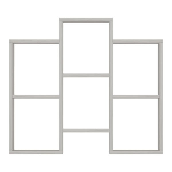 Étagère multi-usages Aabybro sur pied / murale 76 x 85 x 22 cm [en.casa]