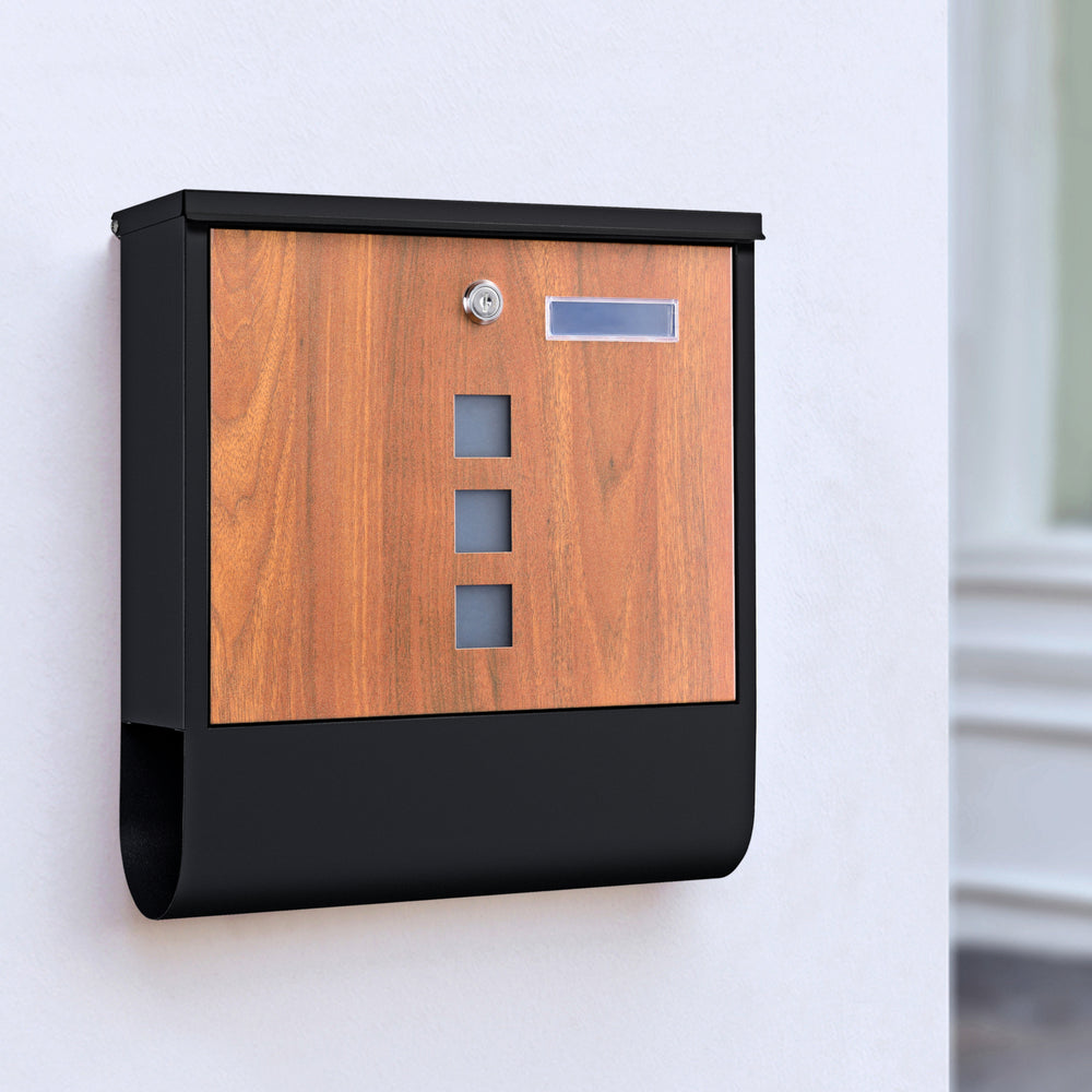 Boîte aux lettres Sanitz 34x31x10cm en acier en différentes couleurs [en.casa]