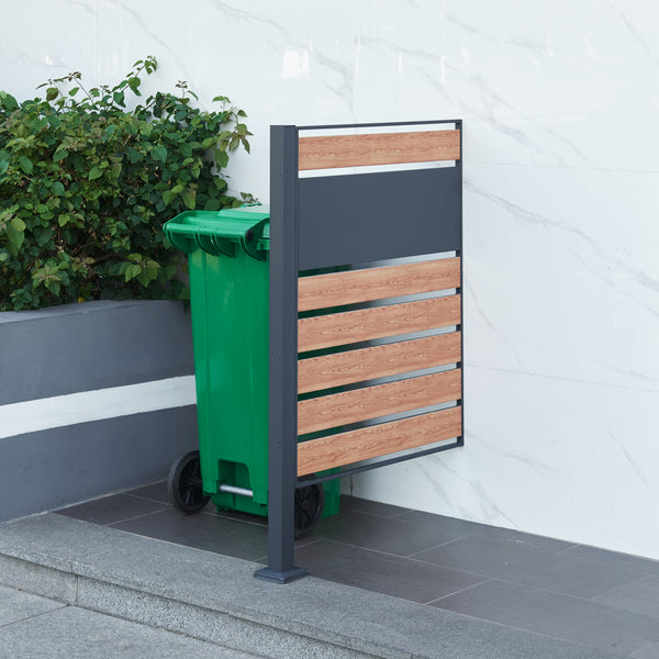 Clôture de poubelles Uusikaupunki [en.casa]