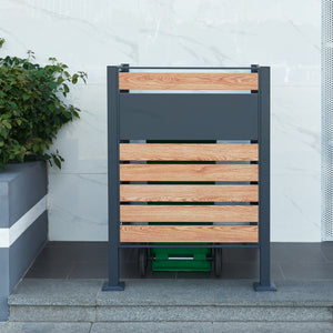 Clôture de poubelles Uusikaupunki [en.casa]