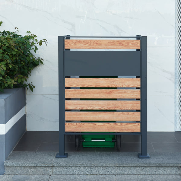 Clôture de poubelles Uusikaupunki [en.casa]