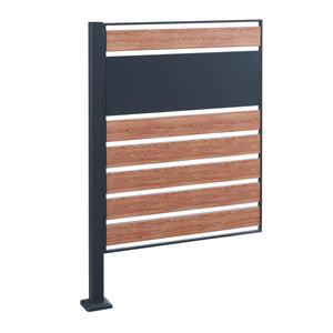 Clôture de poubelles Uusikaupunki [en.casa]