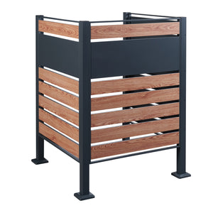 Clôture de poubelles Uusikaupunki [en.casa]