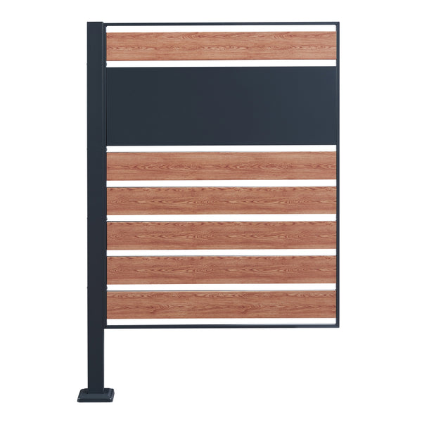 Clôture de poubelles Uusikaupunki [en.casa]