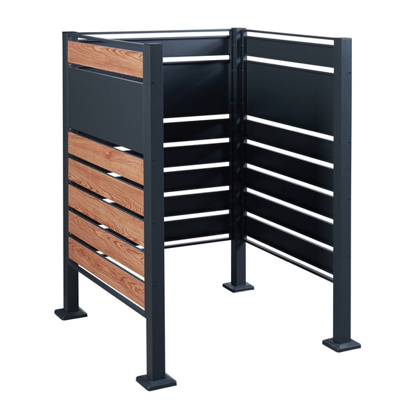 Clôture de poubelles Uusikaupunki [en.casa]