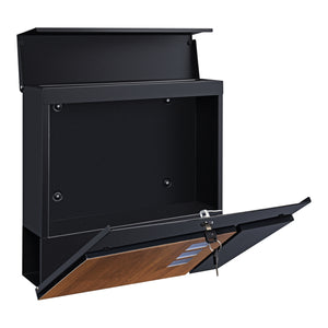 Boîte aux lettres Alfstedt 37x37x10,5 cm en acier, disponible en différentes couleurs [en.casa]