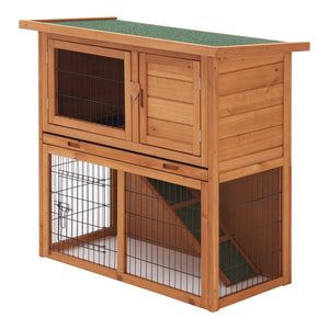 Clapier Nidda 85x91,5x45cm en bois de sapin [en.casa]