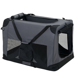 Hundetransportbox Faltbar von S bis XXXXL Transportbox 4 verschiedene Farben [pro.tec] - premiumXL