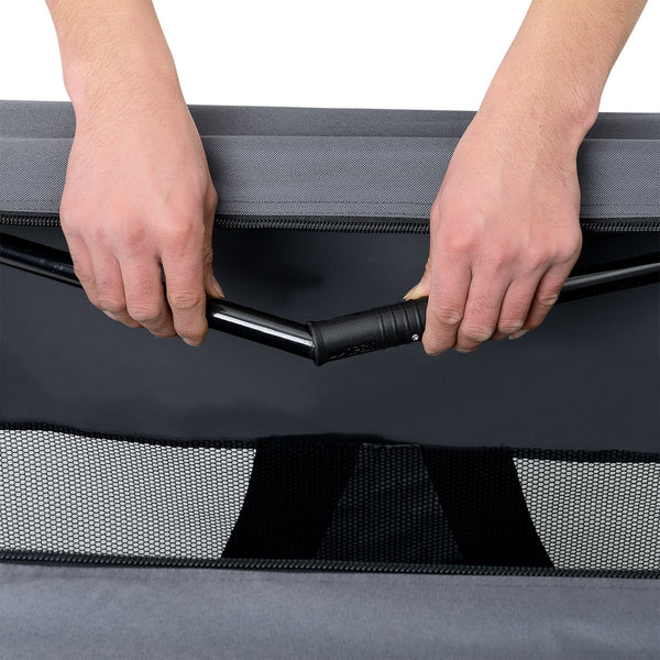 Caisse de transport pour chien pliable de la taille S à XXXXL Caisse de transport 4 couleurs différentes [pro.tec]