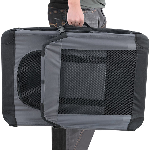 Caisse de transport pour chien pliable de la taille S à XXXXL Caisse de transport 4 couleurs différentes [pro.tec]