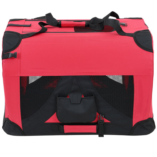 Caisse de transport pour chien pliable de la taille S à XXXXL Caisse de transport 4 couleurs différentes [pro.tec]