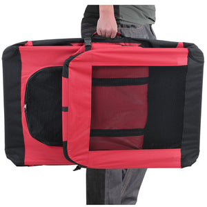 Caisse de transport pour chien pliable de la taille S à XXXXL Caisse de transport 4 couleurs différentes [pro.tec]