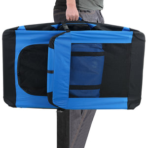 Caisse de transport pour chien pliable de la taille S à XXXXL Caisse de transport 4 couleurs différentes [pro.tec]