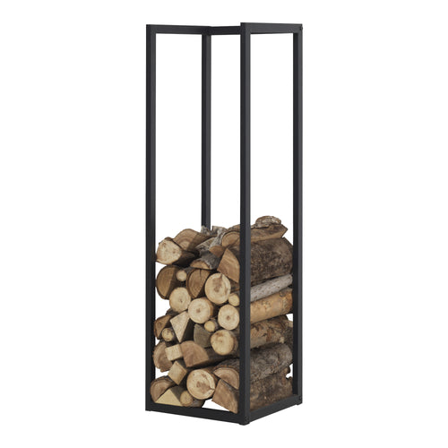 Rangement pour bois de cheminée Tanum Noir [en.casa] - premiumXL