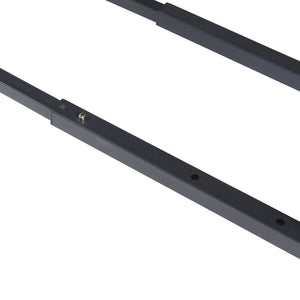 Range-bûches Kasan taille ajustable acier noir [en.casa]
