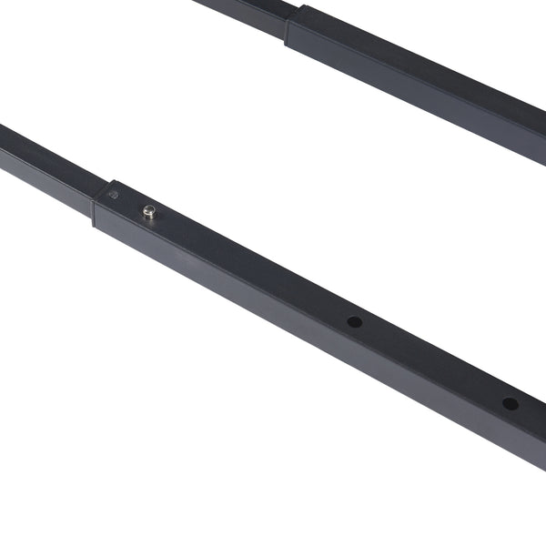 Range-bûches Kasan taille ajustable acier noir [en.casa]
