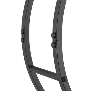 Porte-Bûches Rond Knivsta Noir [en.casa]