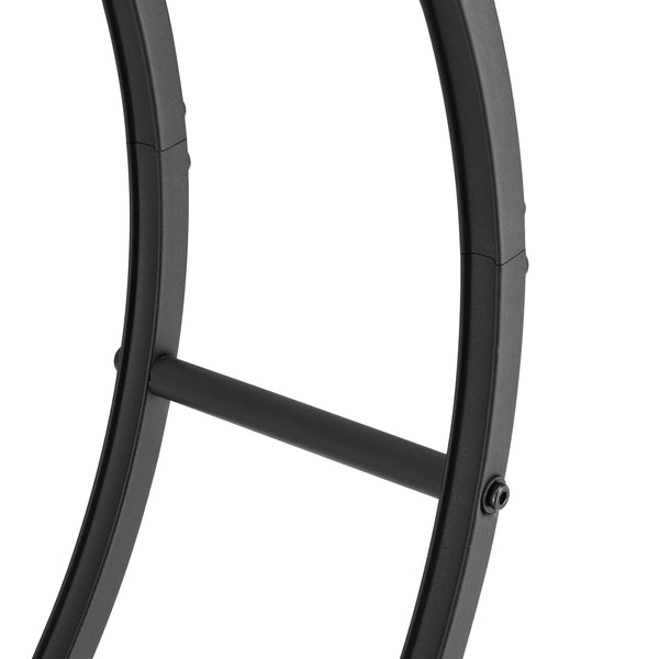 Porte-Bûches Rond Knivsta Noir [en.casa]