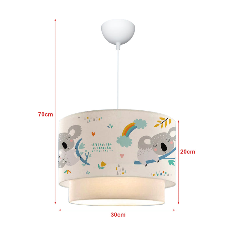 Croquis coté Suspension Lurgan pour enfant [lux.pro]