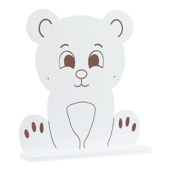 Étagère murale pour enfants Korsør Blanc [en.casa]