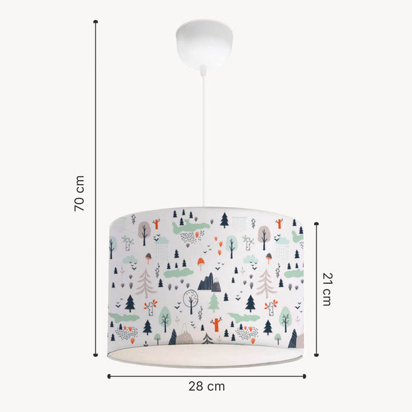 Suspension Rugby pour enfant E27 70 cm [lux.pro]