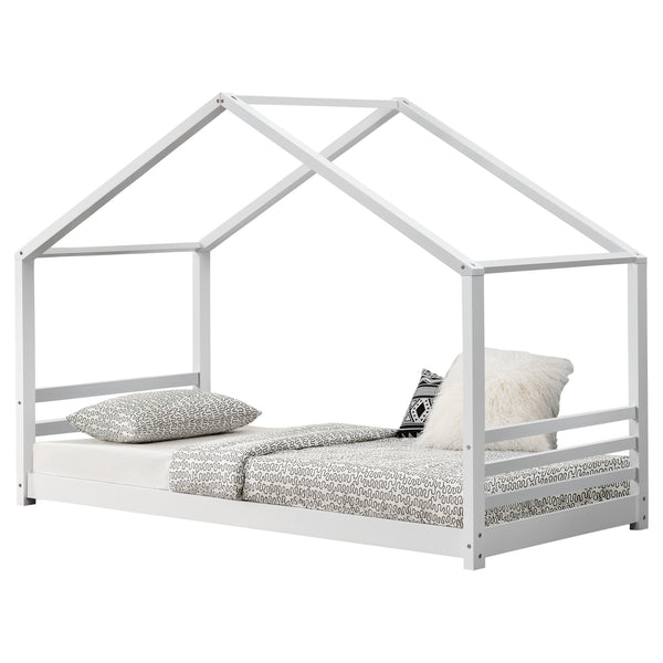 Kinderbett Vardø 90x200cm Weiß [en.casa] - premiumXL